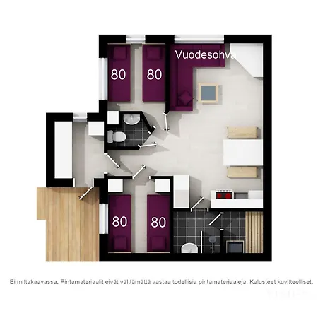 Lomavuokra, Alpine Levin Kalle A2 レヴィ